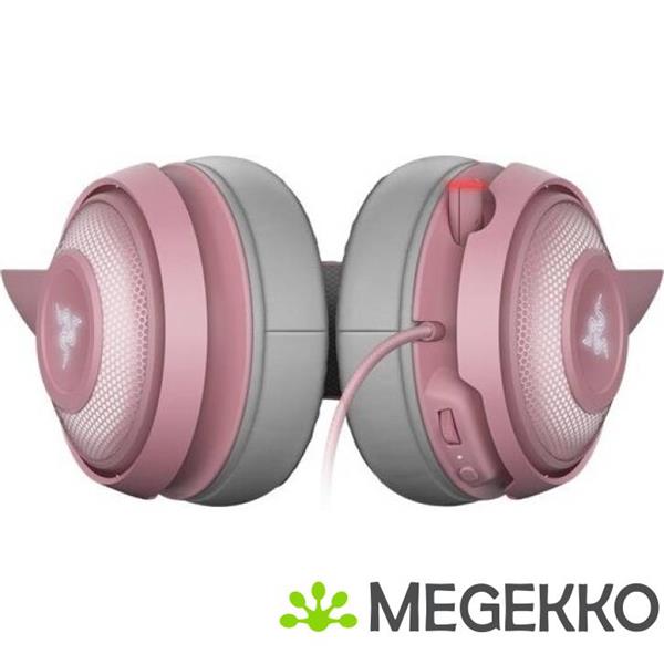 Grote foto razer kraken kitty edition roze bedrade gaming headset audio tv en foto koptelefoons