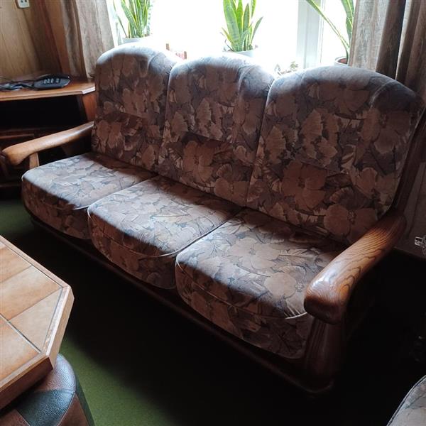 Grote foto massief eiken salon huis en inrichting sofa en chaises longues