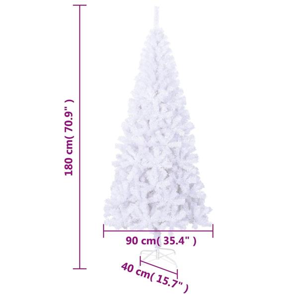 Grote foto vidaxl kunstkerstboom met standaard 180 cm 620 takken diversen overige diversen