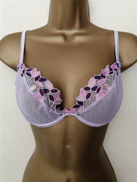 Grote foto mooie lila doorzichtige bh van wonderbra 75c kleding dames ondergoed en lingerie merkkleding