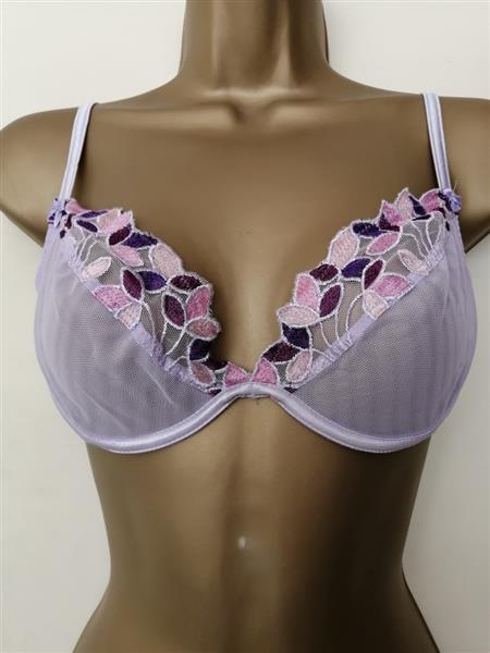 Grote foto mooie lila doorzichtige bh van wonderbra 75c kleding dames ondergoed en lingerie merkkleding