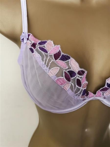 Grote foto mooie lila doorzichtige bh van wonderbra 75c kleding dames ondergoed en lingerie merkkleding