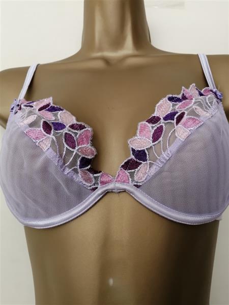 Grote foto mooie lila doorzichtige bh van wonderbra 75c kleding dames ondergoed en lingerie merkkleding