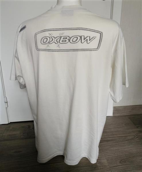 Grote foto vintage roomwit oxbow shirt met rugprint xl kleding heren t shirts