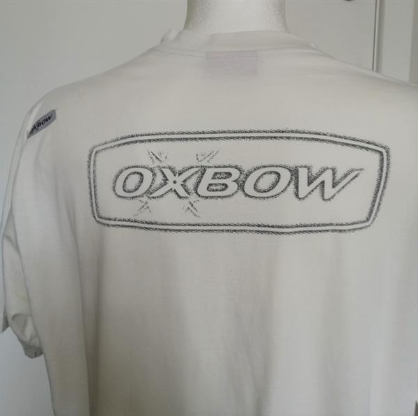 Grote foto vintage roomwit oxbow shirt met rugprint xl kleding heren t shirts