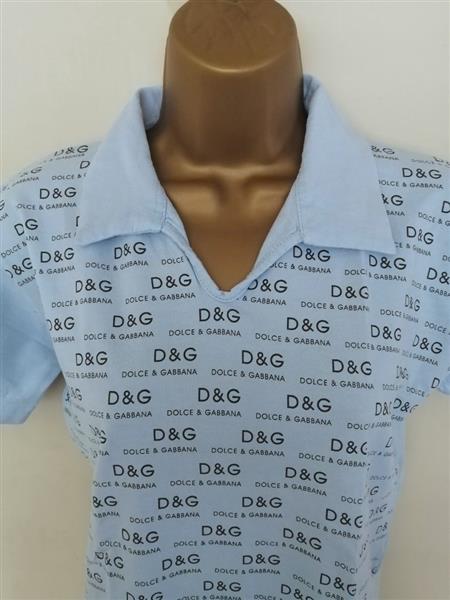 Grote foto vintage lichtblauw dolce gabbana t shirt kleding dames t shirts