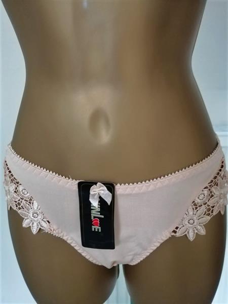 Grote foto chique goudbeige bh met slip d cups kleding dames ondergoed en lingerie