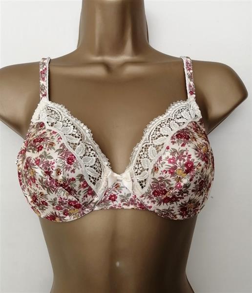 Grote foto passionata gebloemde retro bh 75b kleding dames ondergoed en lingerie merkkleding