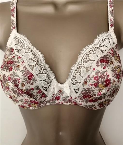 Grote foto passionata gebloemde retro bh 75b kleding dames ondergoed en lingerie merkkleding