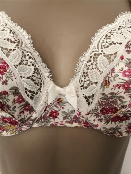 Grote foto passionata gebloemde retro bh 75b kleding dames ondergoed en lingerie merkkleding