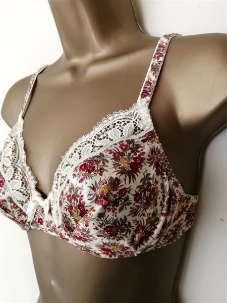 Grote foto passionata gebloemde retro bh 75b kleding dames ondergoed en lingerie merkkleding