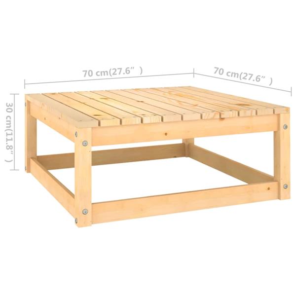 Grote foto vidaxl 5 delige loungeset met kussens massief grenenhout tuin en terras tuinmeubelen