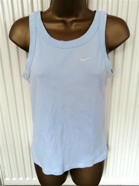 Grote foto zachtblauwe nike top zonder mouwen med large kleding dames tops