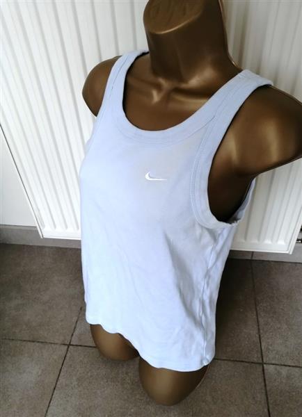 Grote foto zachtblauwe nike top zonder mouwen med large kleding dames tops