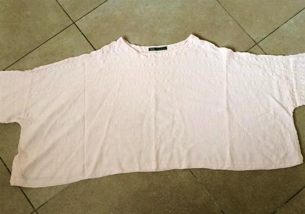 Grote foto prachtige tuniek in zachtroze voor xl tot xxxl kleding dames grote maten