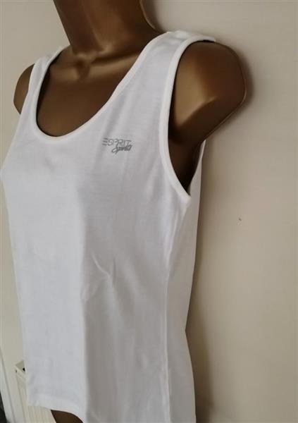 Grote foto witte tanktop van esprit sports maat 40 42 kleding dames tops