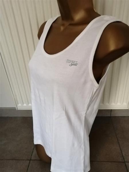 Grote foto witte tanktop van esprit sports maat 40 42 kleding dames tops