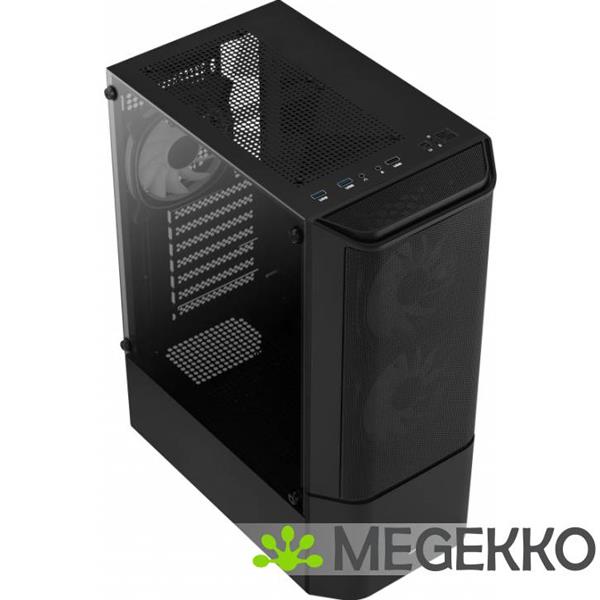 Grote foto aerocool quantum mesh zwart rgb computers en software behuizingen en kasten