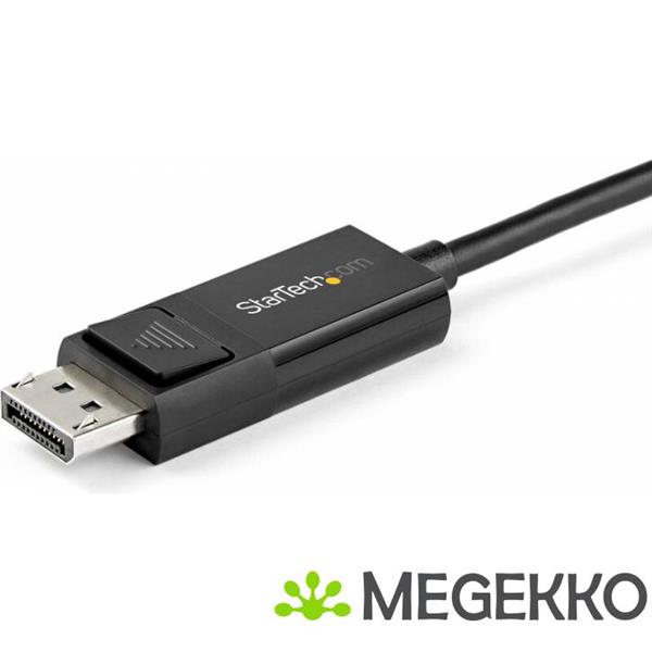 Grote foto startech.com usb c naar displayport 1.4 kabel bidirectioneel 1 m computers en software overige computers en software