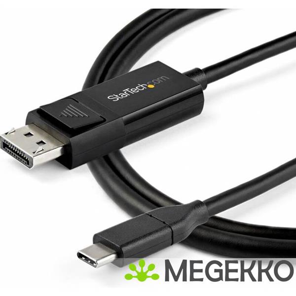 Grote foto startech.com usb c naar displayport 1.4 kabel bidirectioneel 1 m computers en software overige computers en software