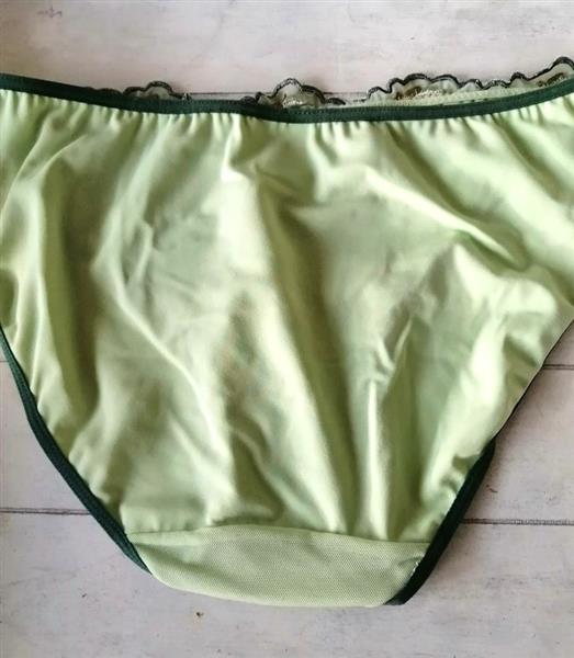 Grote foto chique lindegroene slip van miriale small kleding dames ondergoed en lingerie merkkleding