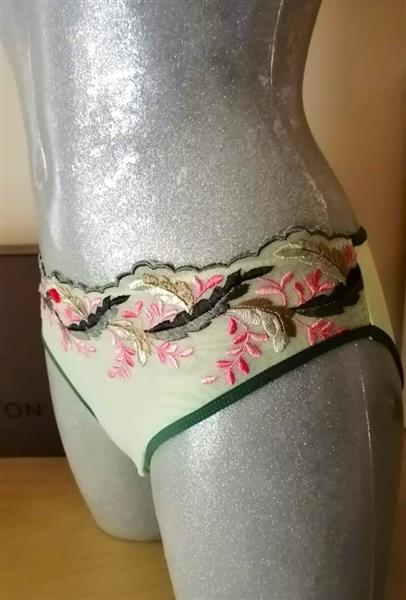 Grote foto chique lindegroene slip van miriale small kleding dames ondergoed en lingerie merkkleding