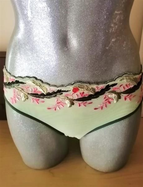 Grote foto chique lindegroene slip van miriale small kleding dames ondergoed en lingerie merkkleding