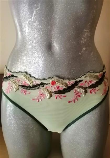 Grote foto chique lindegroene slip van miriale small kleding dames ondergoed en lingerie merkkleding