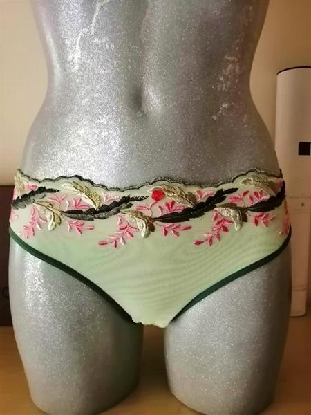 Grote foto chique lindegroene slip van miriale small kleding dames ondergoed en lingerie merkkleding