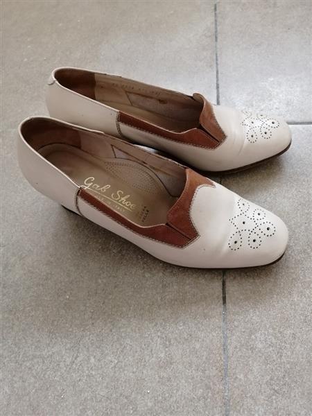 Grote foto cremekleurige schoenen met brogue gab shoe kleding dames schoenen