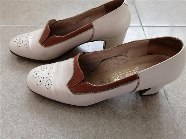 Grote foto cremekleurige schoenen met brogue gab shoe kleding dames schoenen