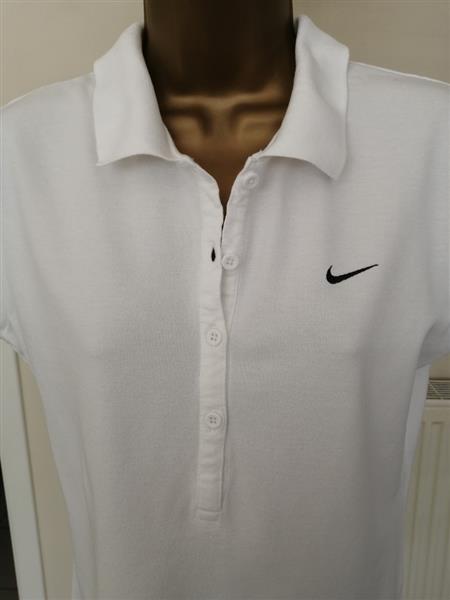 Grote foto vintage roomwitte polo van nike large xl kleding dames tops