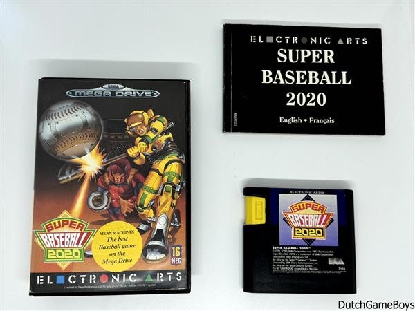 Grote foto sega megadrive super baseball 2020 spelcomputers games overige games