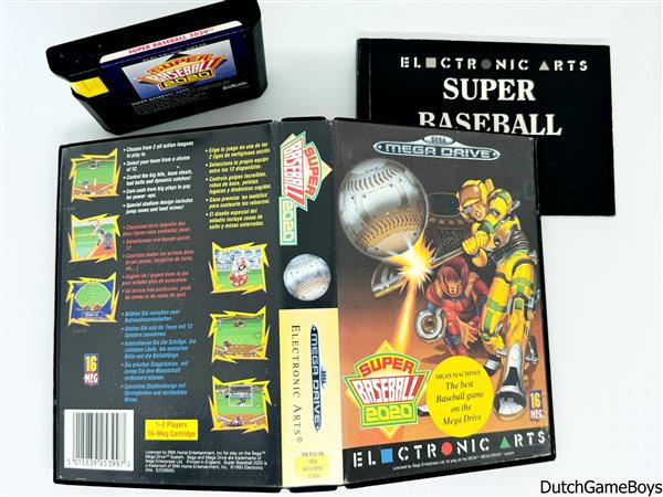 Grote foto sega megadrive super baseball 2020 spelcomputers games overige games