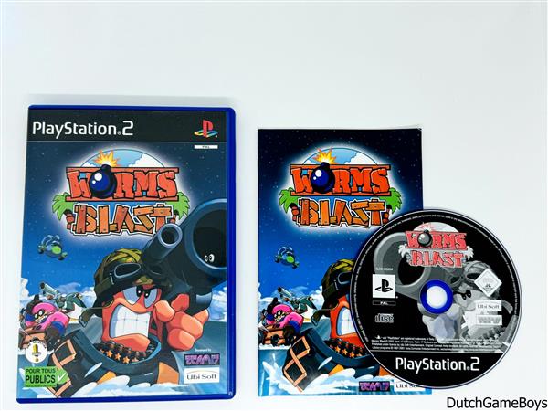 Grote foto playstation 2 ps2 worms blast spelcomputers games playstation 2