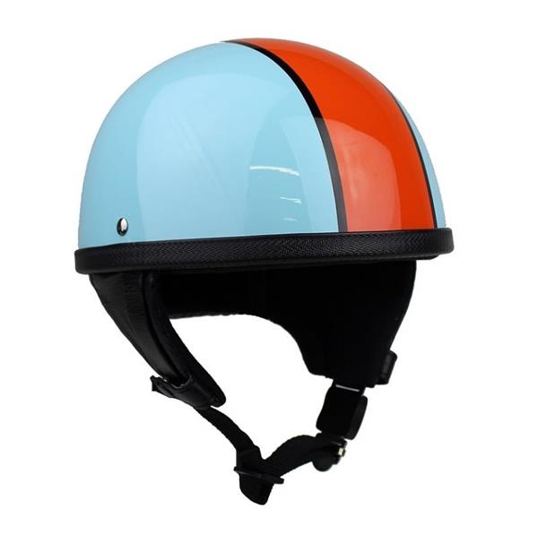 Grote foto redbike rb 514 gulf pothelm lichtblauw oranje motoren kleding