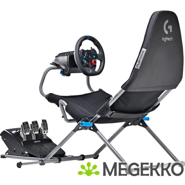 Grote foto playseat challenge x logitech g edition stoel voor consolegames zwart grijs computers en software overige computers en software