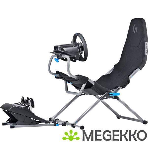 Grote foto playseat challenge x logitech g edition stoel voor consolegames zwart grijs computers en software overige computers en software