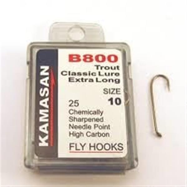 Grote foto kamasan b800 trout classic lure extra long 25 st vlieghaken sport en fitness vissport