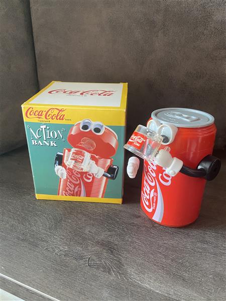 Grote foto coca cola spaarpot blikje verzamelen merken en reclame