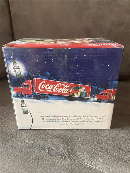 Grote foto coca cola kerstverlichting flesjes verzamelen merken en reclame