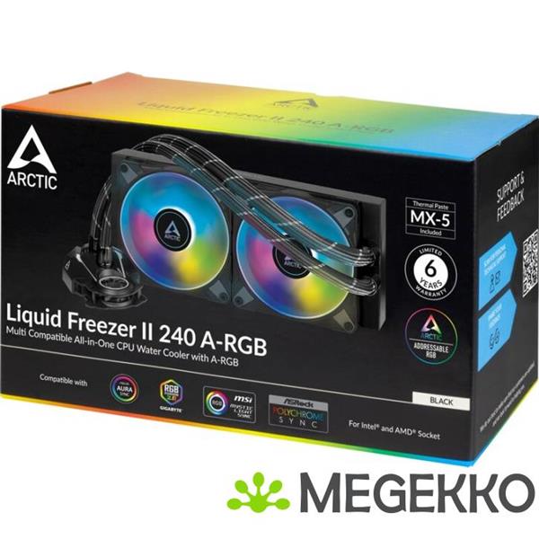 Grote foto arctic liquid freezer ii 240 a rgb computers en software overige computers en software