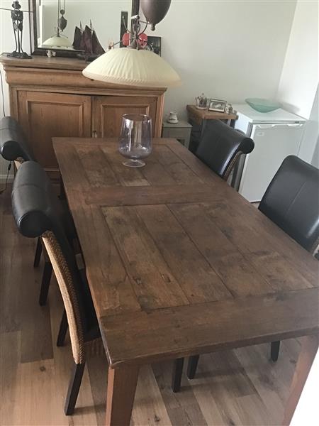 Grote foto kloostertafel huis en inrichting eettafels