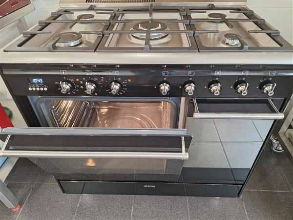 Grote foto smeg scb92pn8 90 cm breed witgoed en apparatuur fornuizen