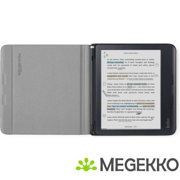 Grote foto rakuten kobo sleepcover 17 8 cm 7 folioblad zwart telecommunicatie tablets