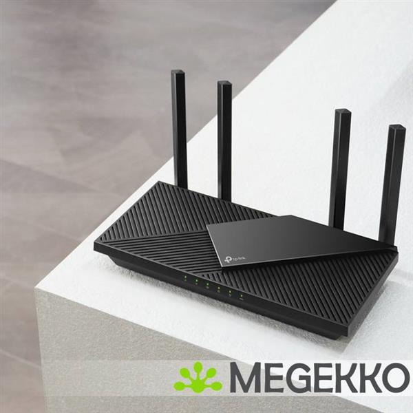 Grote foto tp link archer ax55 pro draadloze router gigabit ethernet dual band 2.4 ghz 5 ghz zwart computers en software netwerkkaarten routers en switches