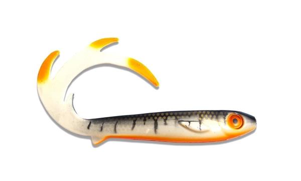 Grote foto ej lures flatnose dragon 27 cm 50 gr shad kunstaas bloodmoon sport en fitness vissport