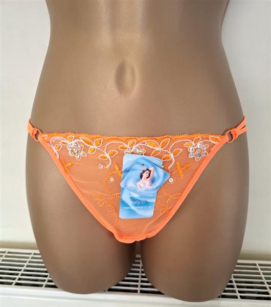 Grote foto chique bh en string in prachtige oranje kleur 80b kleding dames ondergoed en lingerie