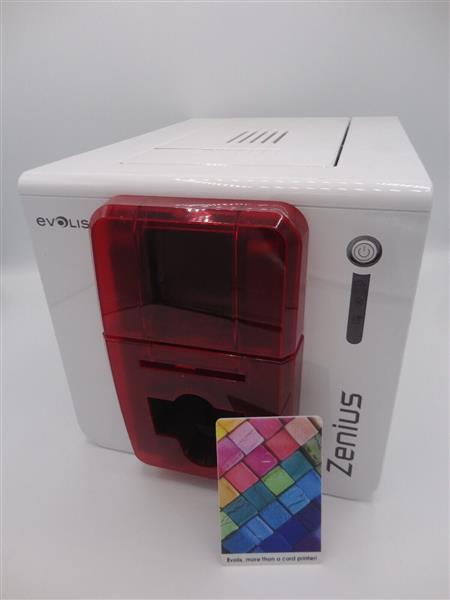 Grote foto evolis zenius classic single side thermal kaart pas printer full colour usb 300dpi computers en software printers