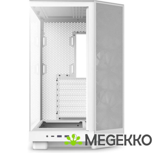 Grote foto nzxt h6 flow white computers en software behuizingen en kasten